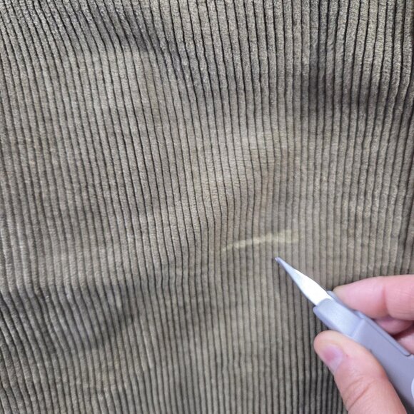 Tilley Endurables Pants Mens 38 Green Corduroy Pleated Front Made In Canada - Picture 12 of 12